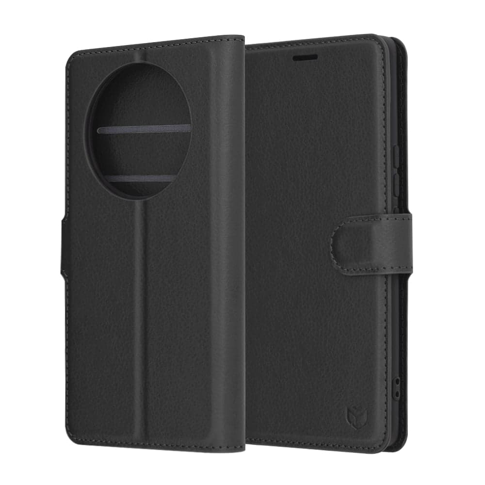 Techsuit Leather Folio - θήκη για Honor Magic7 Lite - Μαύρο 6