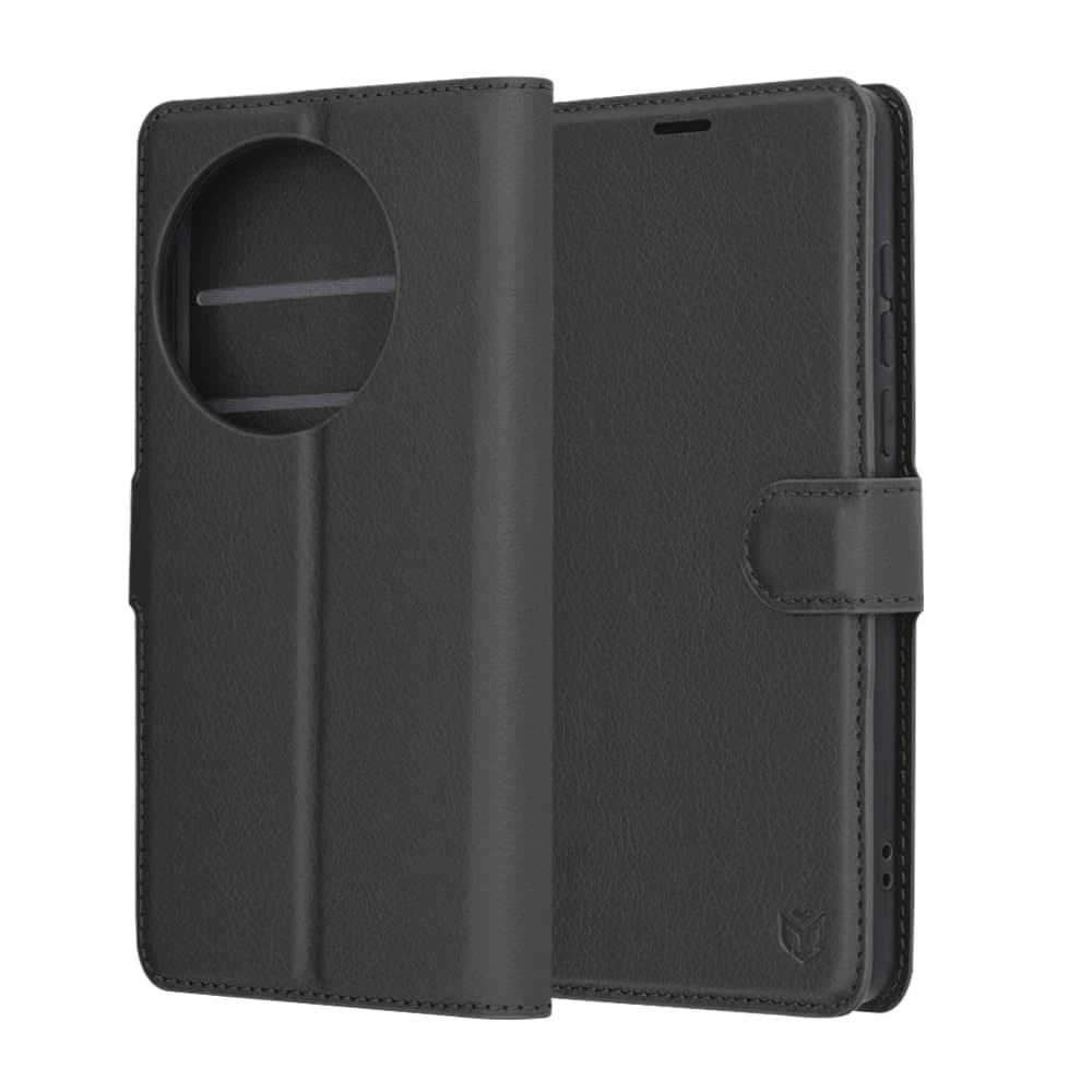 Techsuit Leather Folio - θήκη για Oneplus 13 - Μαύρο 6