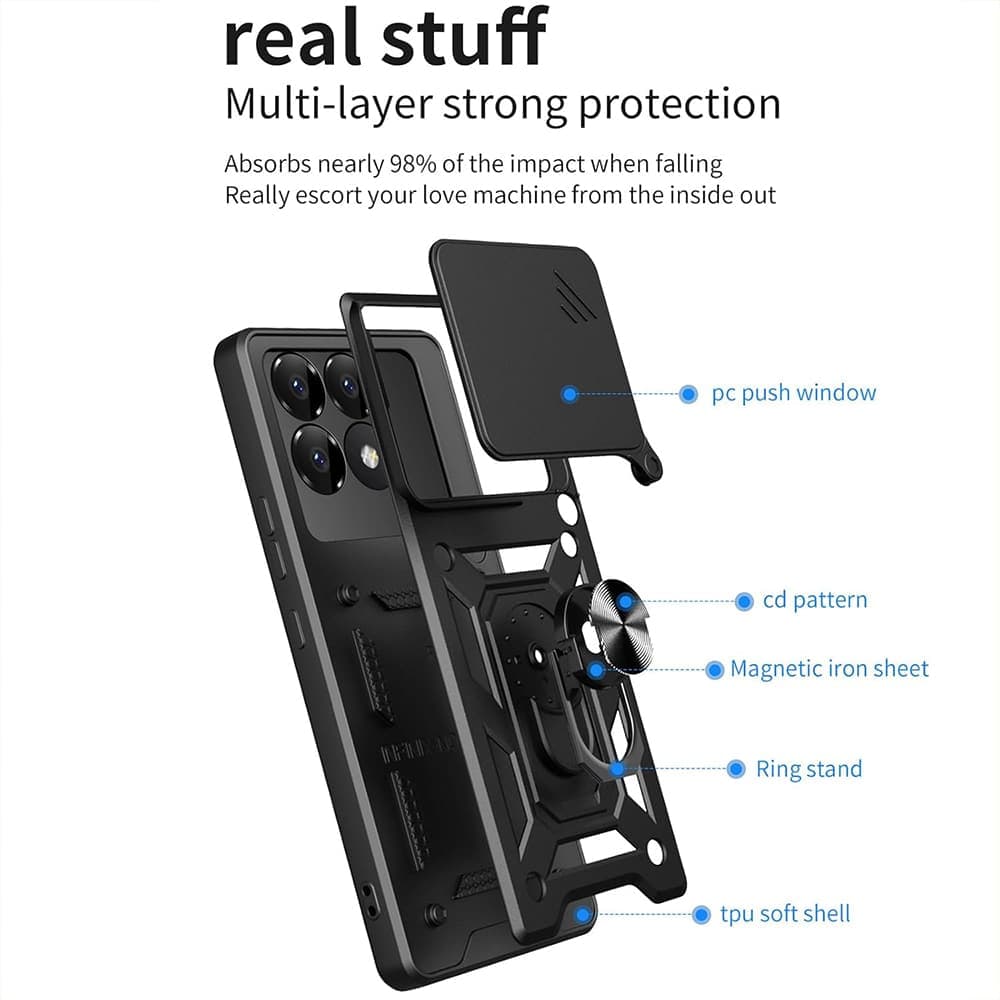 Techsuit CamShield Series - θήκη για Xiaomi Poco F6 - Πράσινο 2