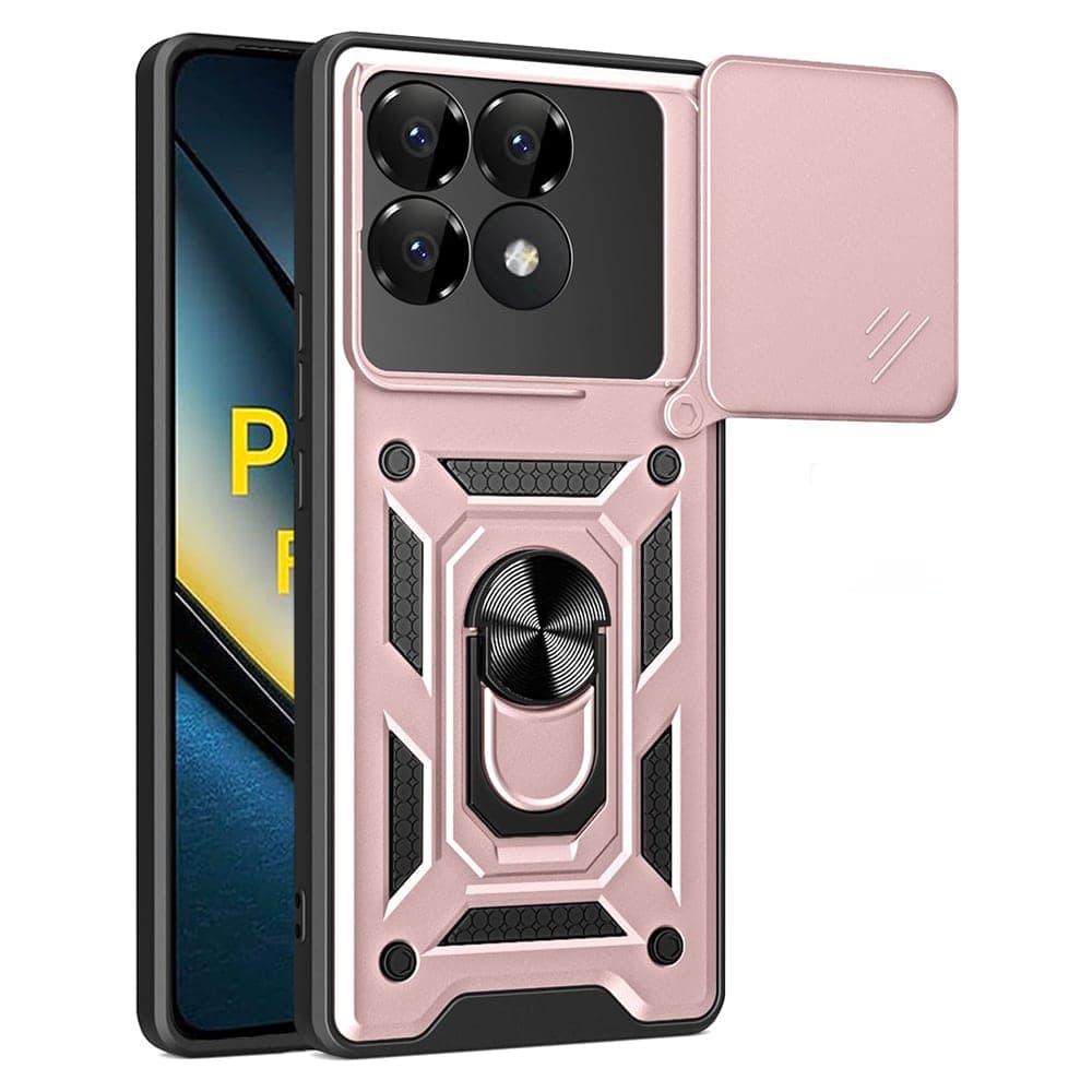 Techsuit CamShield Series - θήκη για Xiaomi Poco F6 Pro - Ροζ