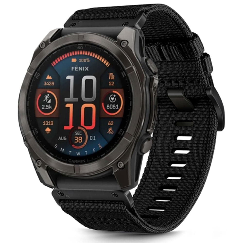 Techsuit - Λουράκι ρολογιού 22mm (W070) - Samsung Galaxy Watch (46mm)/Watch 3/Gear S3, Huawei Watch GT/GT 2/GT 3 (46mm) - Μαύρο από οψιδιανό