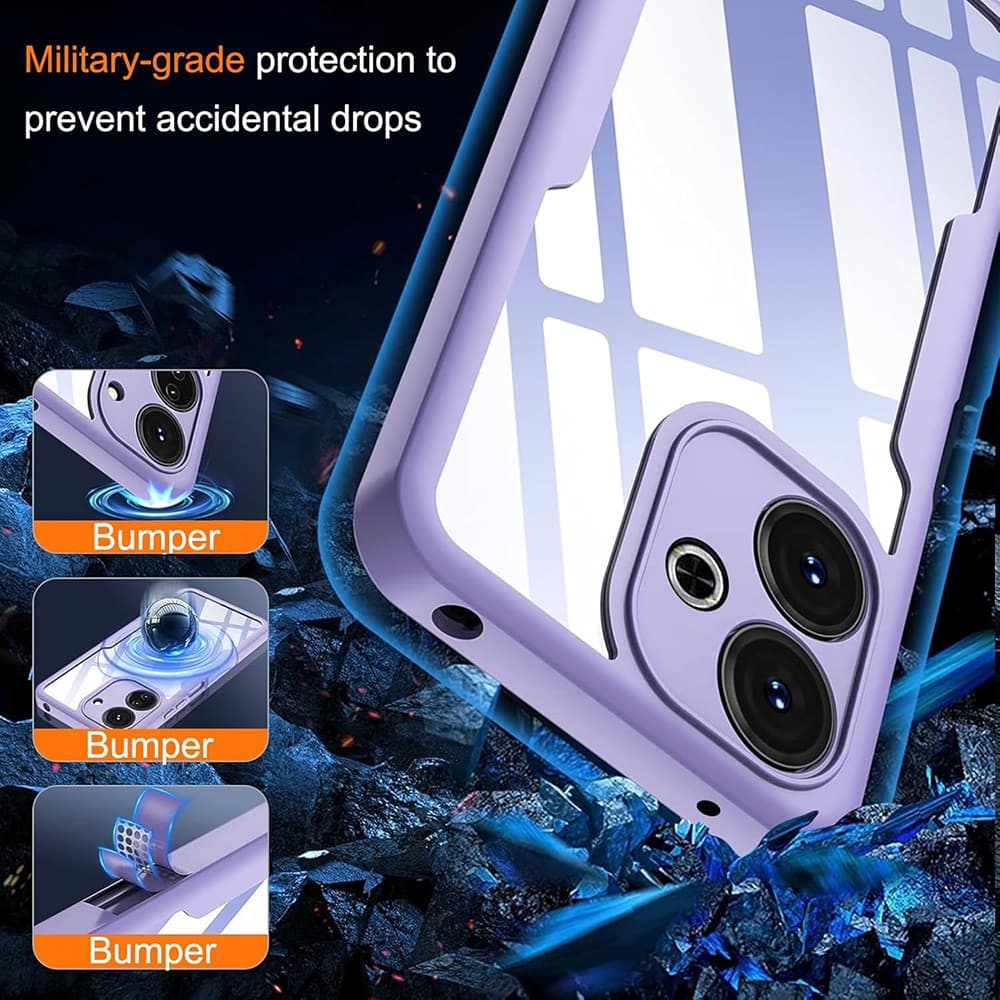 Techsuit ColorVerse 360 Series - θήκη για Xiaomi Redmi Note 14 Pro / Pro+ 5G Poco X7 - Μπλε 4