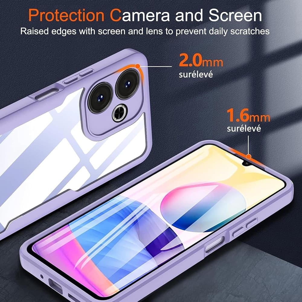 Techsuit ColorVerse 360 Series - θήκη για Xiaomi Redmi Note 14 Pro / Pro+ 5G Poco X7 - Ροζ 4