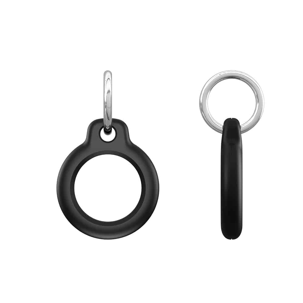 Dux Ducis - PC Secure Holder (4Pack) - Apple AirTag Case, με Ανοξείδωτο Δαχτυλίδι - Μαύρο / Λευκό / Μπλε / Κόκκινο 4