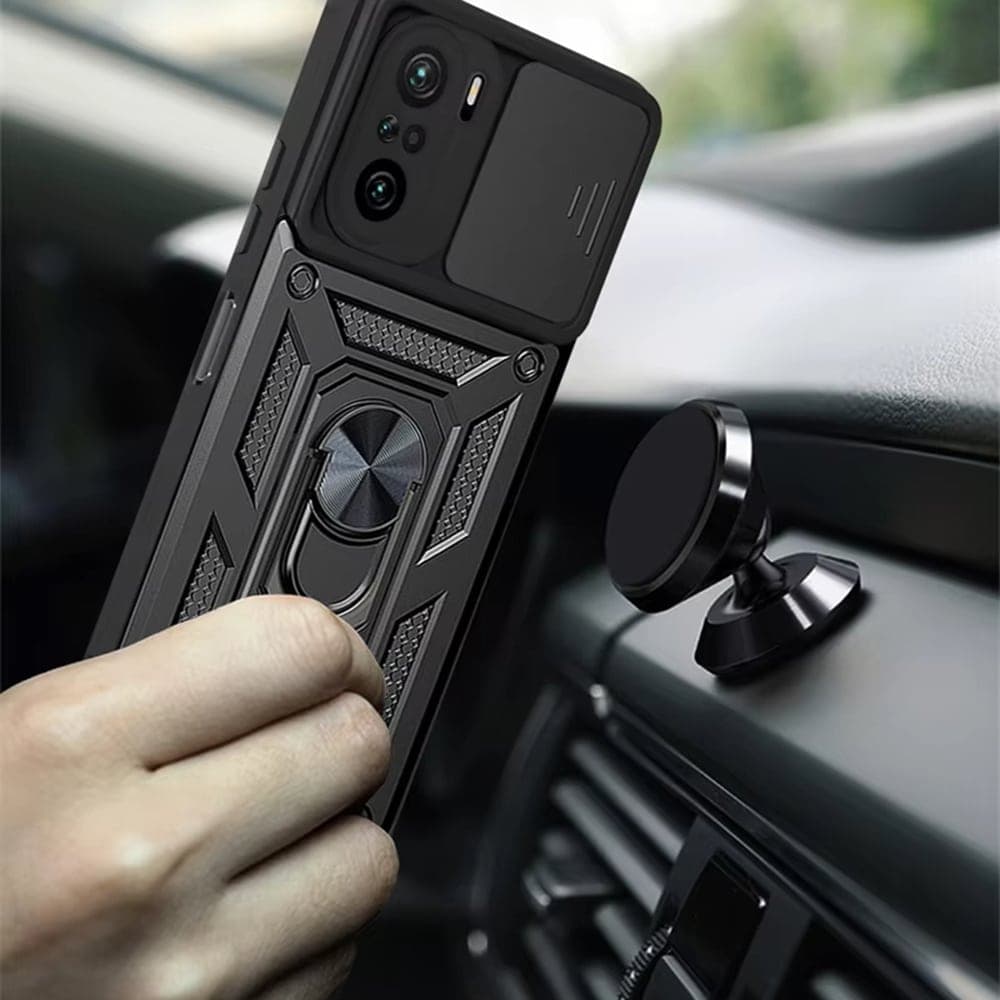 Techsuit CamShield Series - θήκη για Xiaomi 11i / Poco F3 - Μαύρο 4