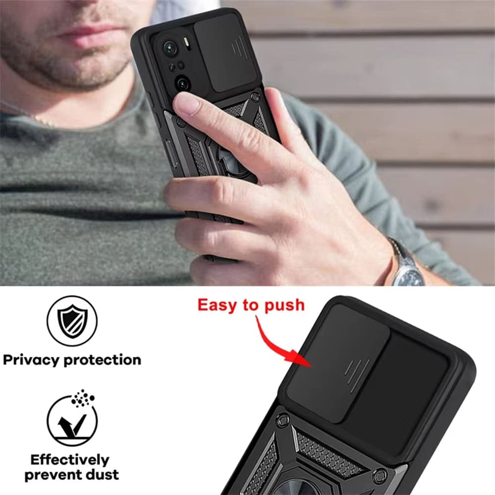Techsuit CamShield Series - θήκη για Xiaomi 11i / Poco F3 - Μαύρο 3