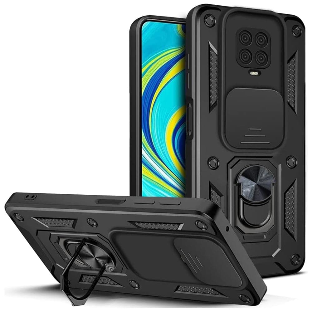 Techsuit CamShield Series - θήκη για Xiaomi Redmi Note 9S / 9 Pro Max - Μαύρο