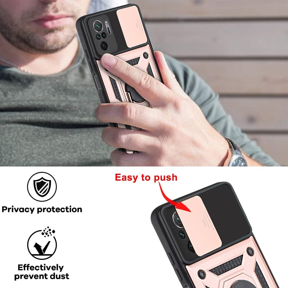 Techsuit CamShield Series - θήκη για Xiaomi Redmi Note 10 / 10S Poco M5s - Μαύρο 4