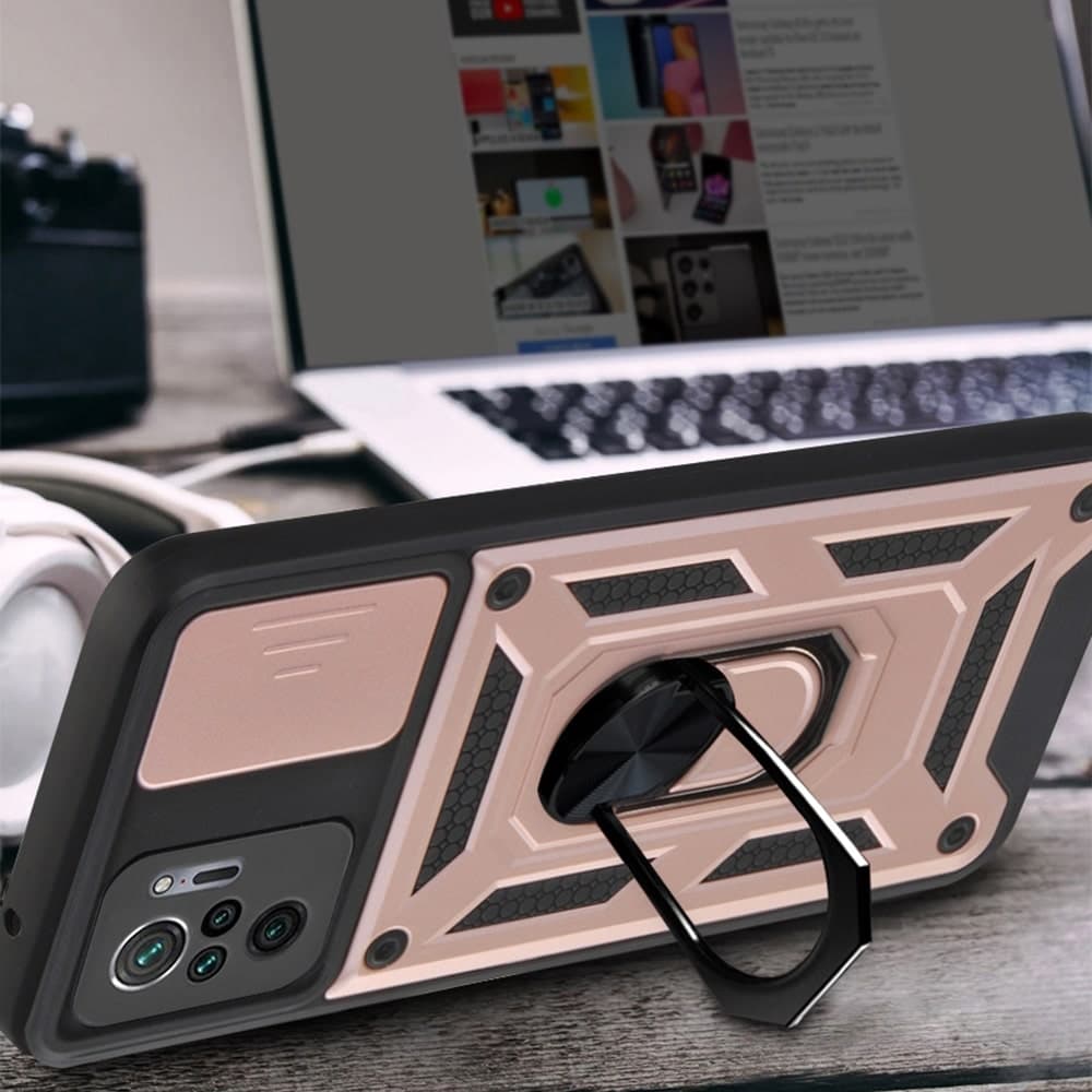 Techsuit CamShield Series - θήκη για Xiaomi Redmi Note 10 / 10S Poco M5s - Μαύρο 3