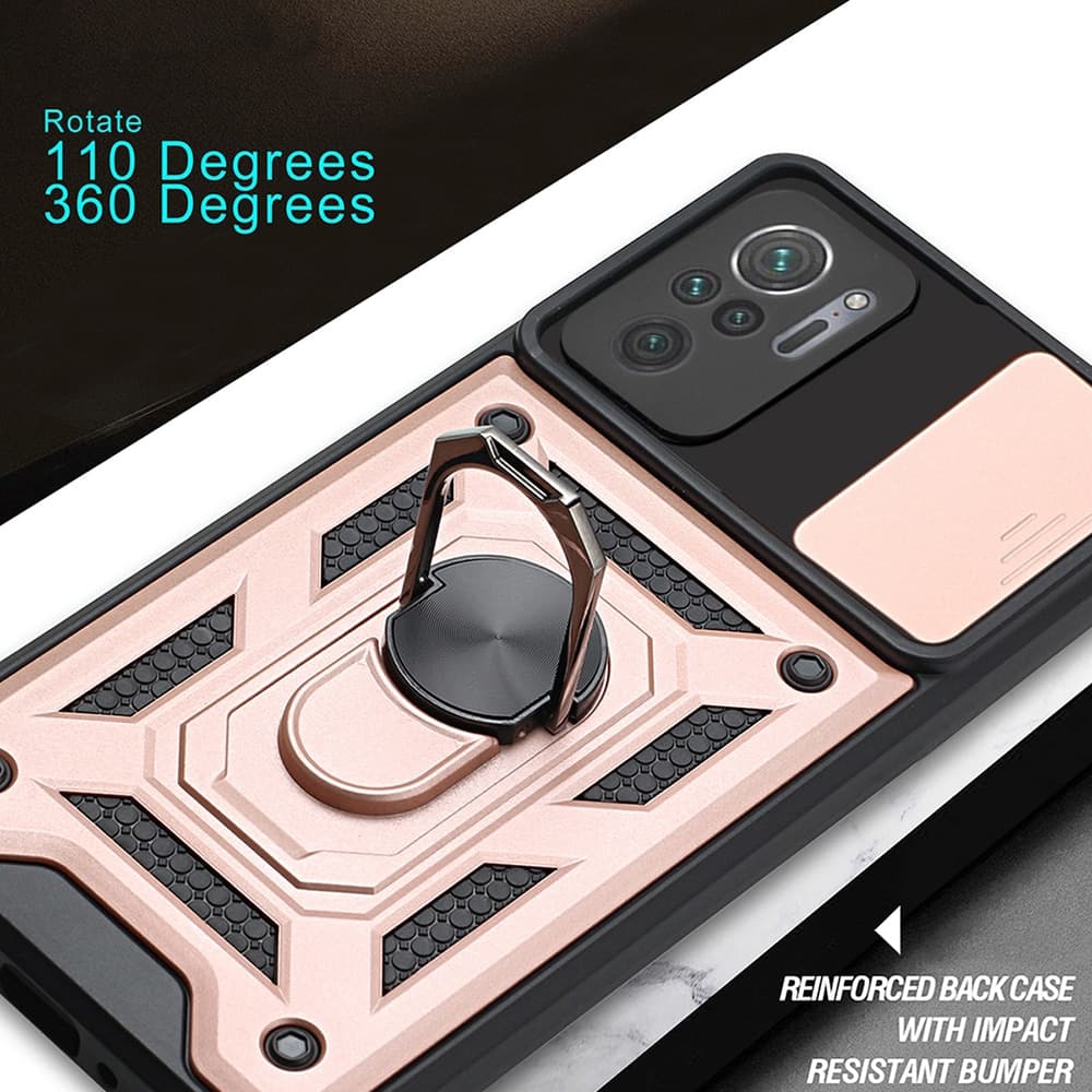 Techsuit CamShield Series - θήκη για Xiaomi Redmi Note 10 / 10S Poco M5s - Μαύρο 5