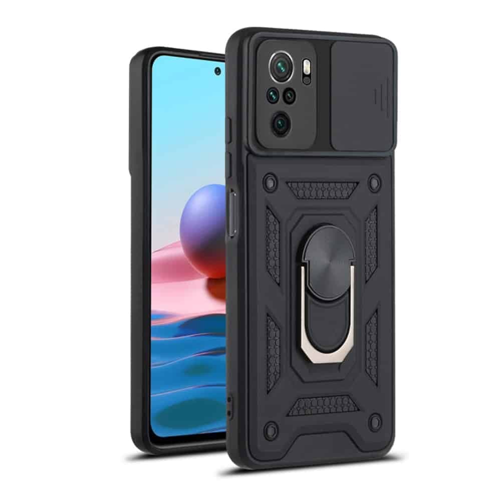 Techsuit CamShield Series - θήκη για Xiaomi Redmi Note 10 / 10S Poco M5s - Μαύρο