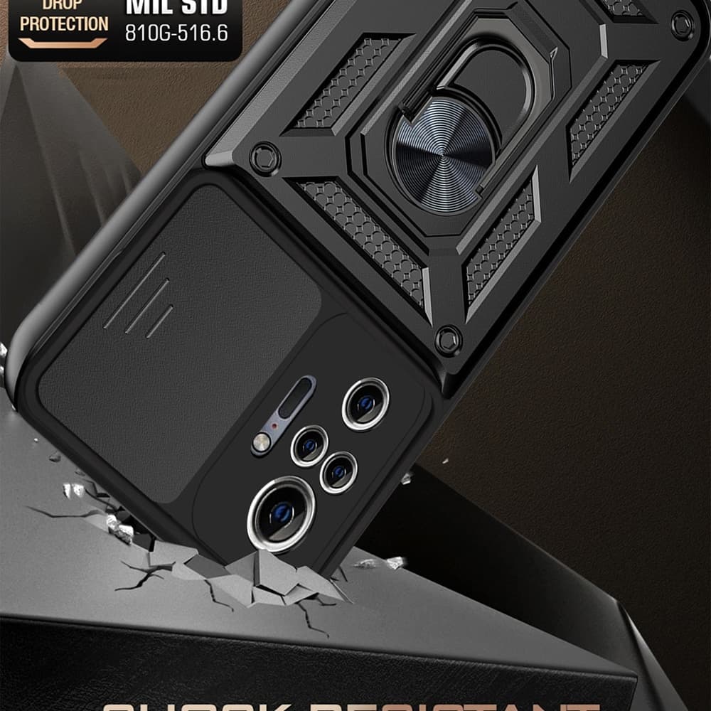 Techsuit CamShield Series - θήκη για Xiaomi Redmi Note 10 Pro / Max - Μαύρο 2