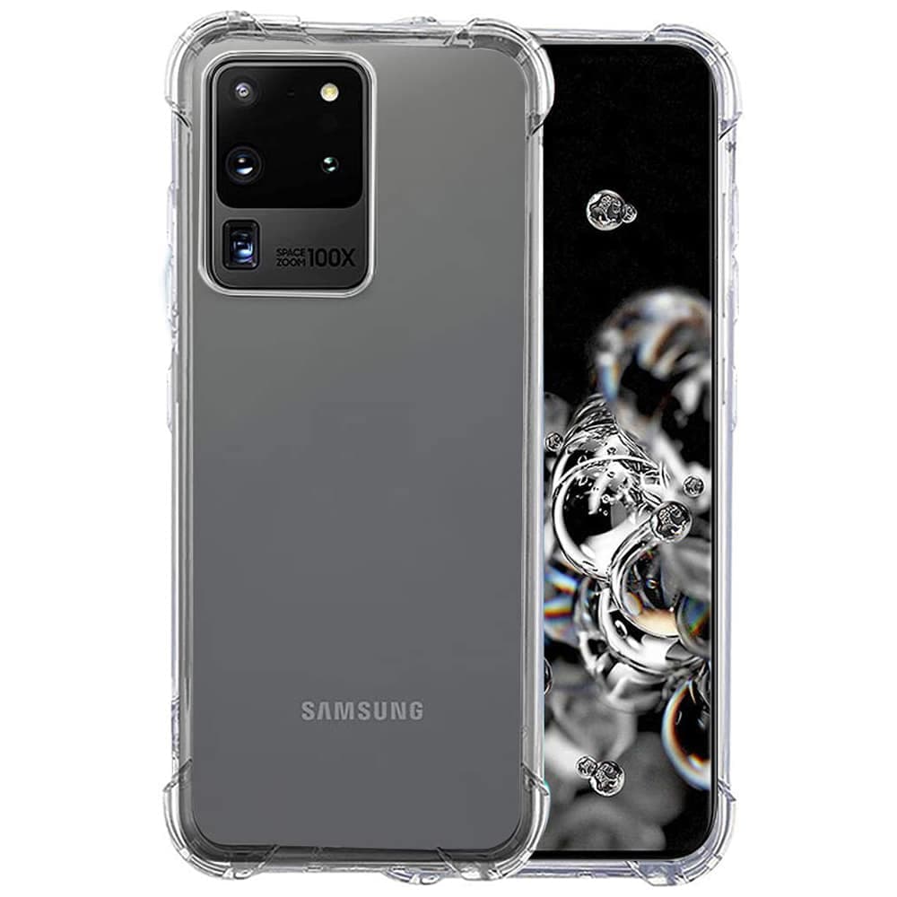 Techsuit Shockproof Clear Silicone - θήκη για Samsung Galaxy S20 Ultra - Διάφανο