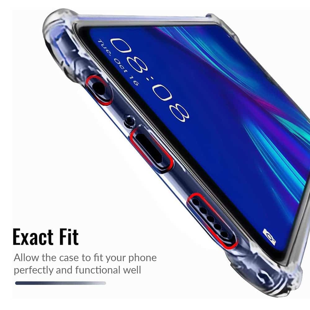 Techsuit Shockproof Clear Silicone - θήκη για Huawei P smart 2019 - Διάφανο 2