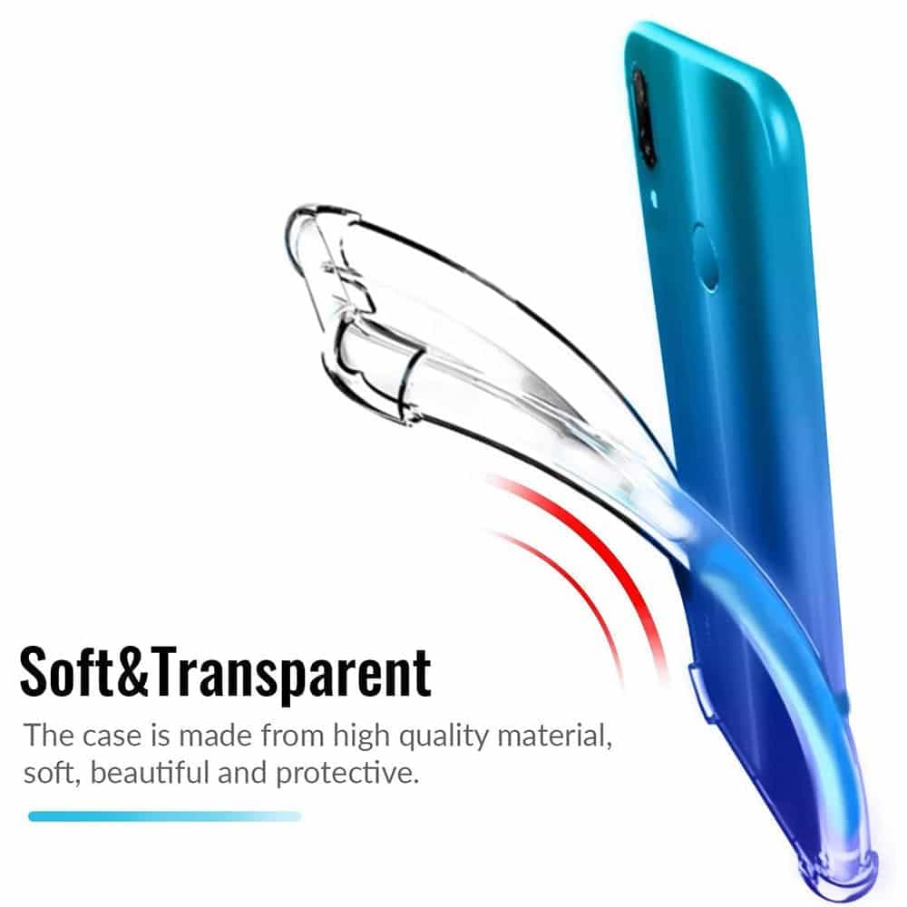 Techsuit Shockproof Clear Silicone - θήκη για Huawei P smart 2019 - Διάφανο 4