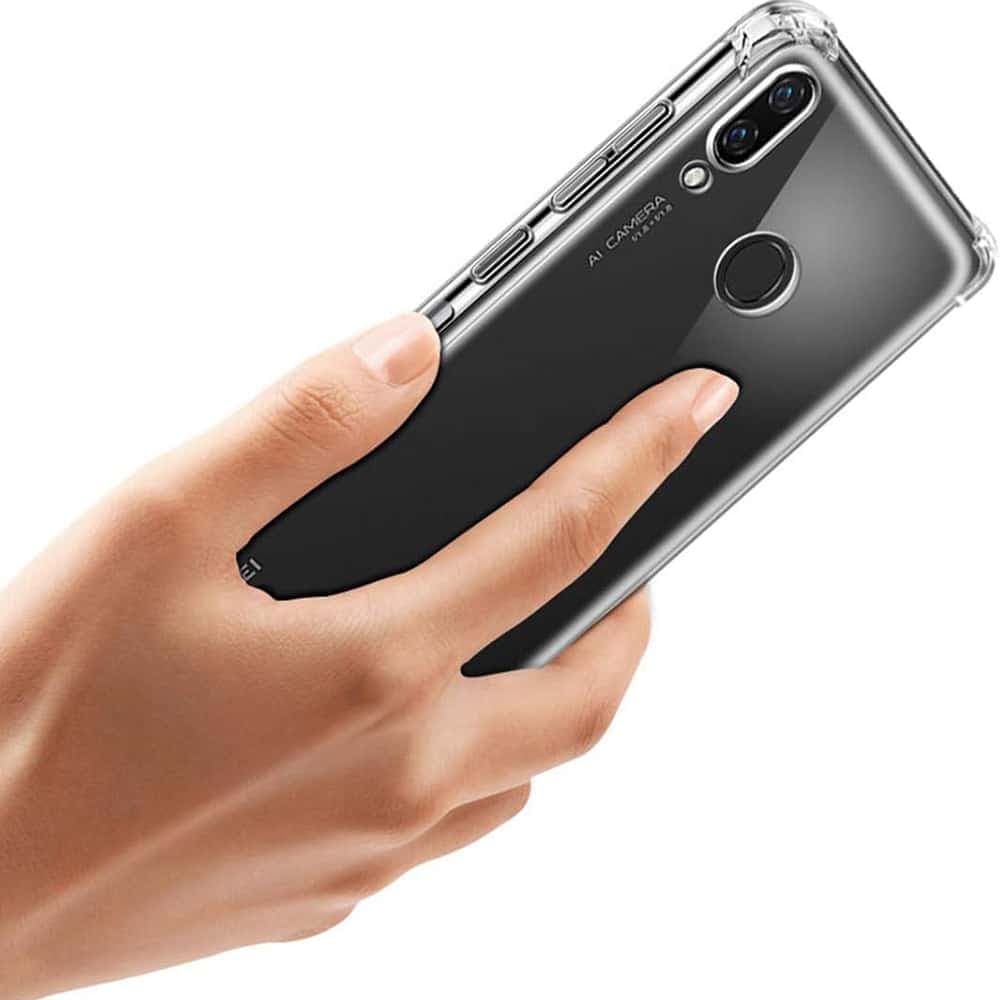 Techsuit Shockproof Clear Silicone - θήκη για Huawei Mate 20 Pro - Διάφανο 3