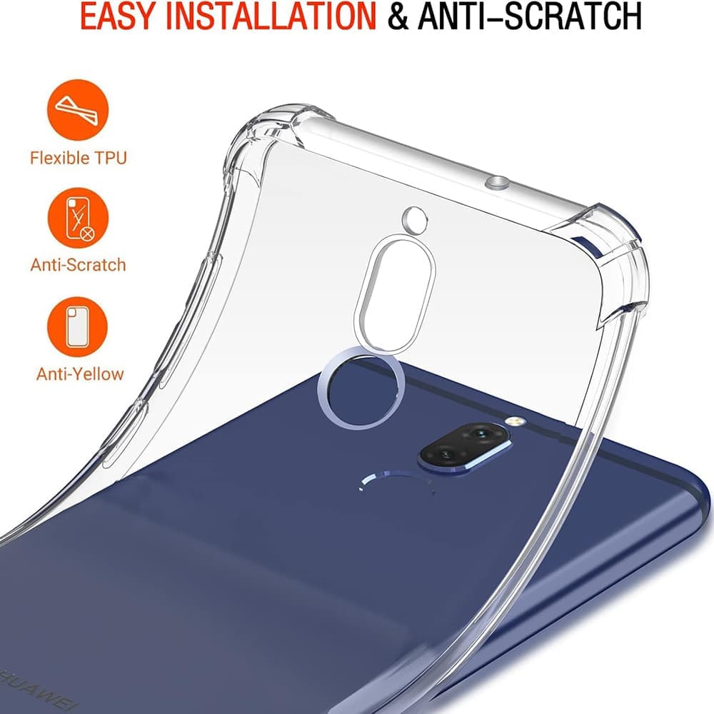 Techsuit Shockproof Clear Silicone - θήκη για Huawei Mate 10 Lite - Διάφανο 3