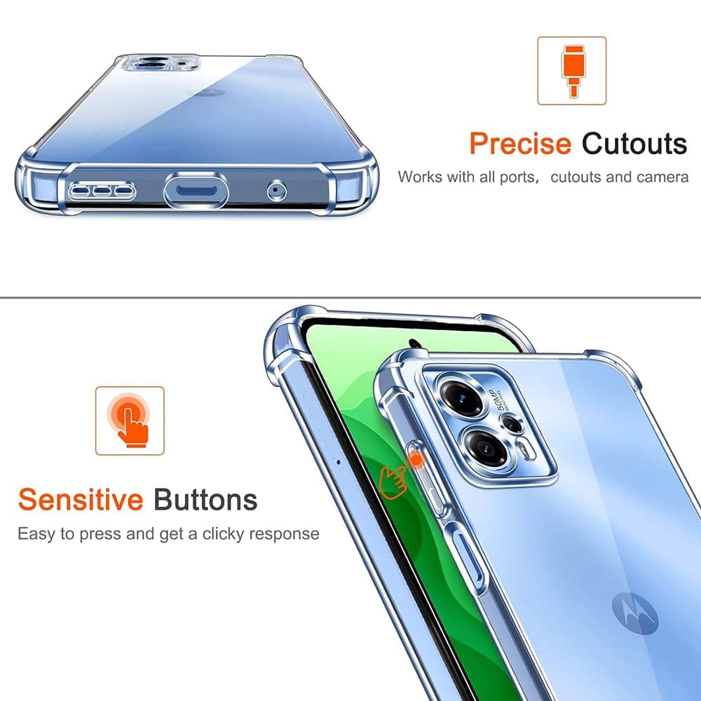 Techsuit Shockproof Clear Silicone - θήκη για Honor X9c Smart - Διάφανο 3