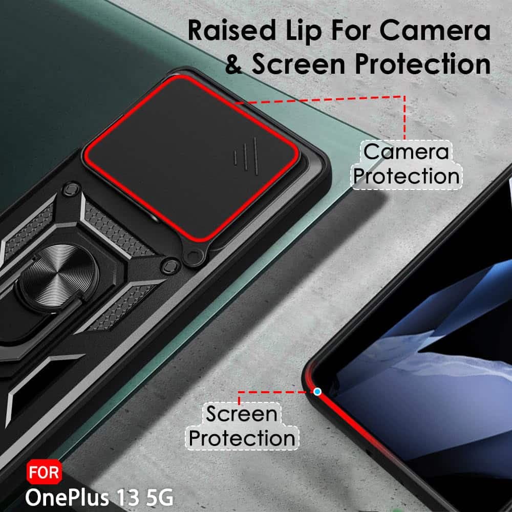 Techsuit CamShield Series - θήκη για Oneplus 13 - Μαύρο 4
