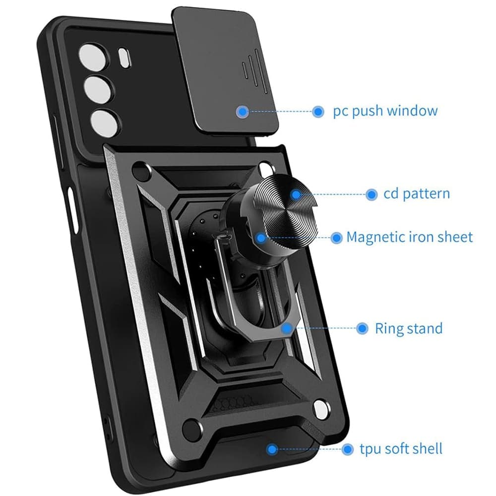 Techsuit CamShield Series - θήκη για Motorola Moto G62 5G - Μαύρο 2