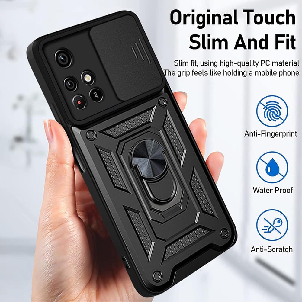 Techsuit CamShield Series - θήκη για Xiaomi Redmi 10 - Μαύρο 6