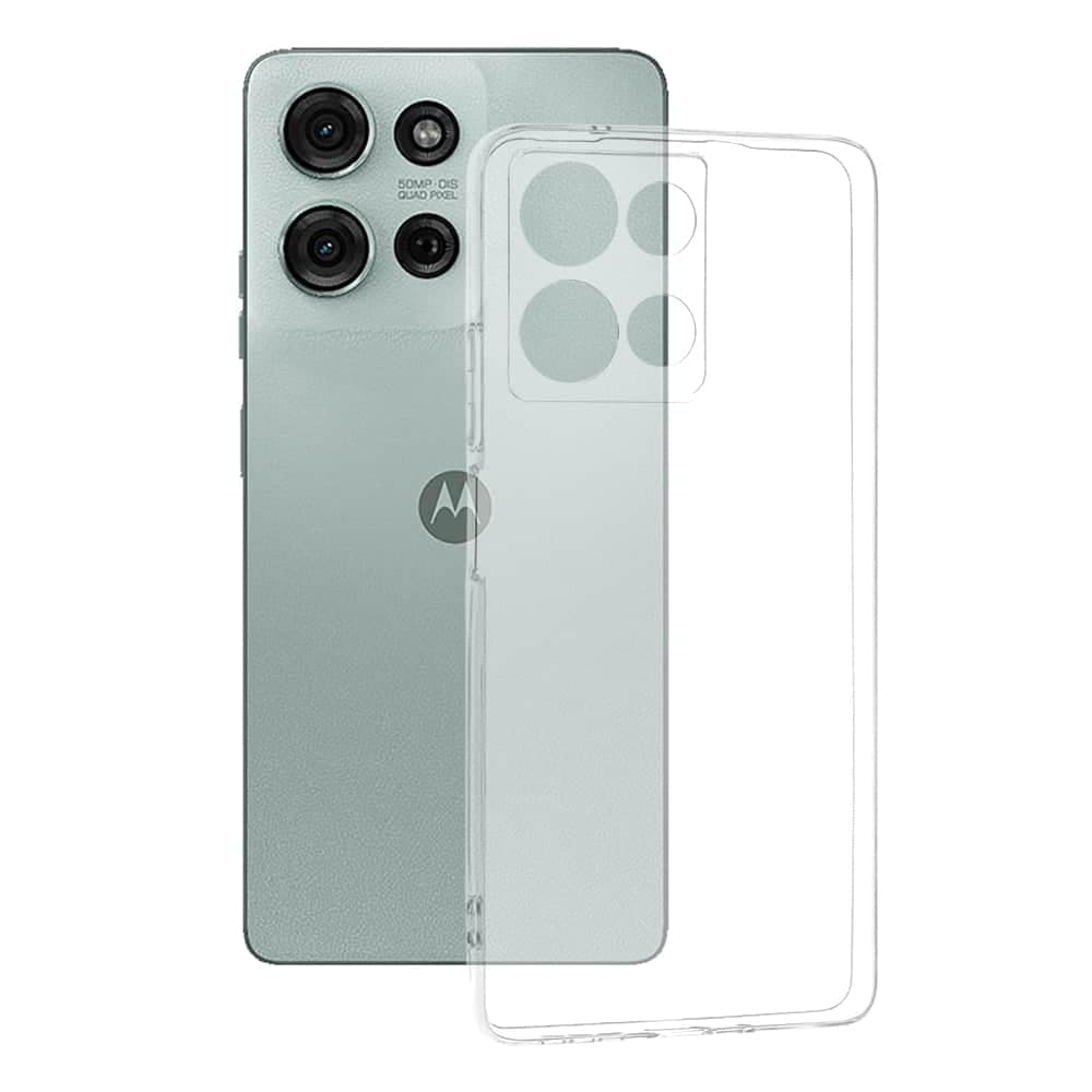 Techsuit Clear Silicone - θήκη για Motorola Moto G75 - Διάφανο