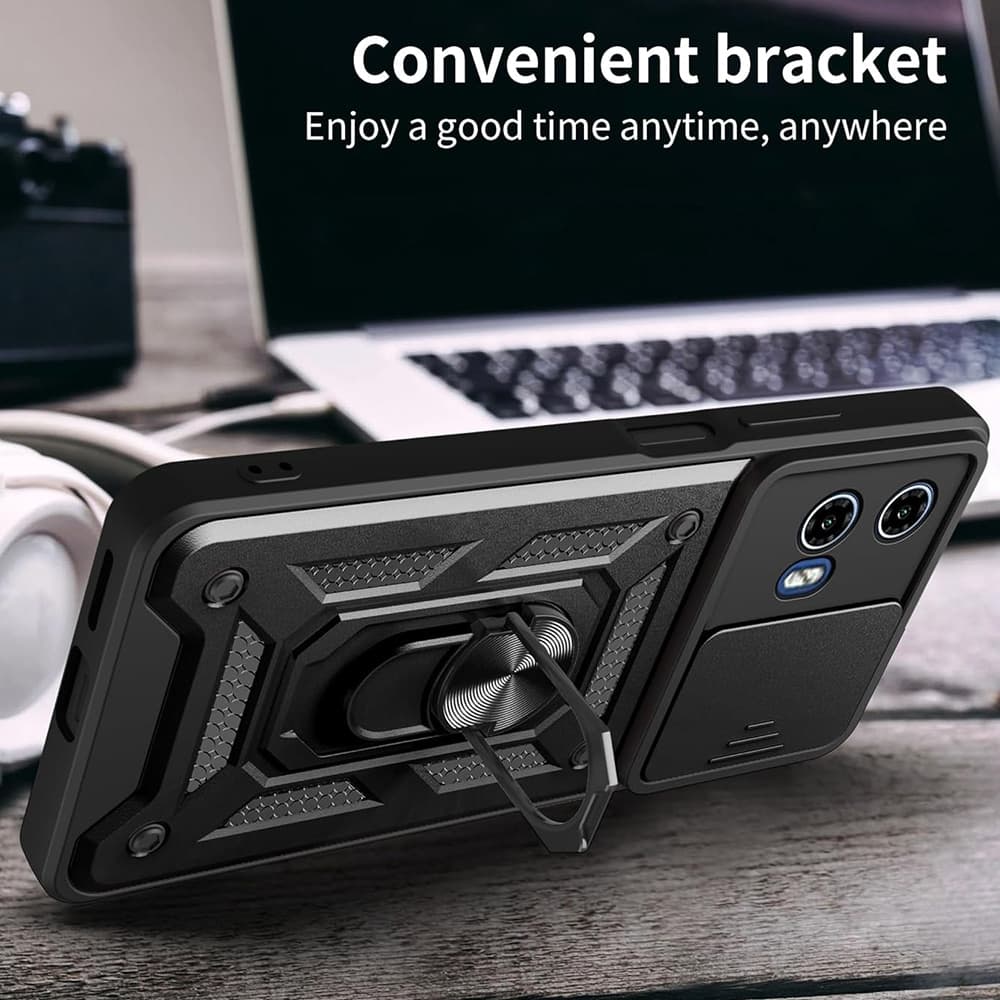 Techsuit CamShield Series - θήκη για Motorola Moto G05 / E15 - Μαύρο 2