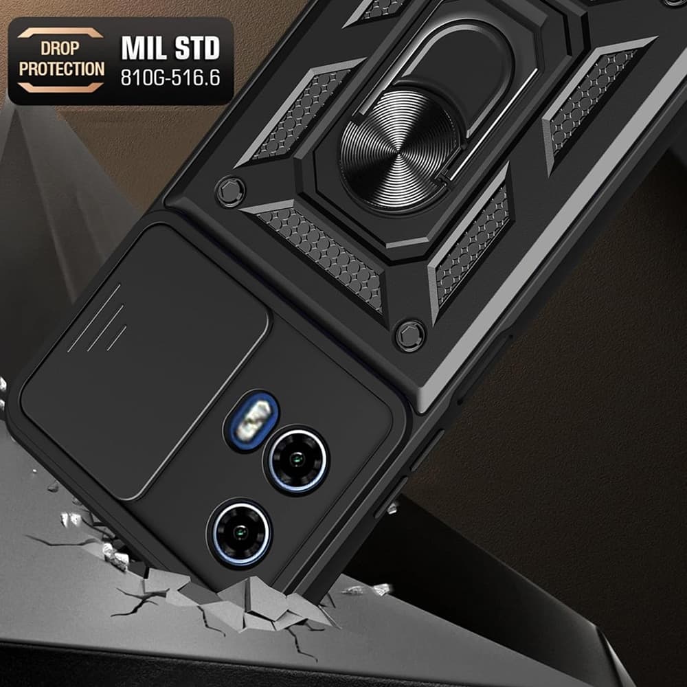 Techsuit CamShield Series - θήκη για Motorola Moto G05 / E15 - Μαύρο 5
