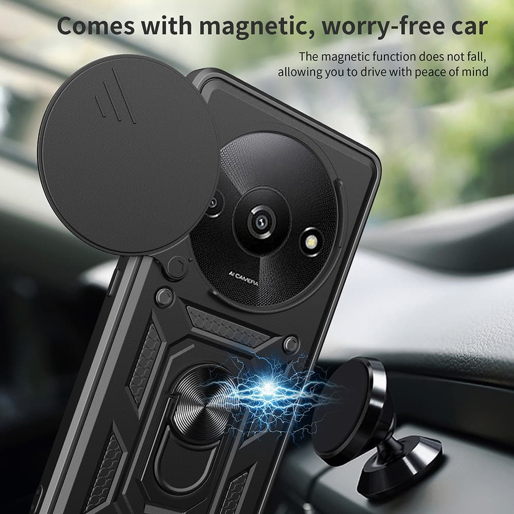 Techsuit CamShield Series - θήκη για Xiaomi Redmi A3 - Μαύρο 4