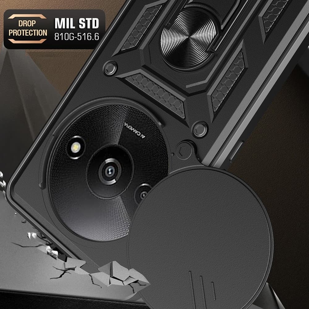 Techsuit CamShield Series - θήκη για Xiaomi Redmi A3 - Μαύρο 6