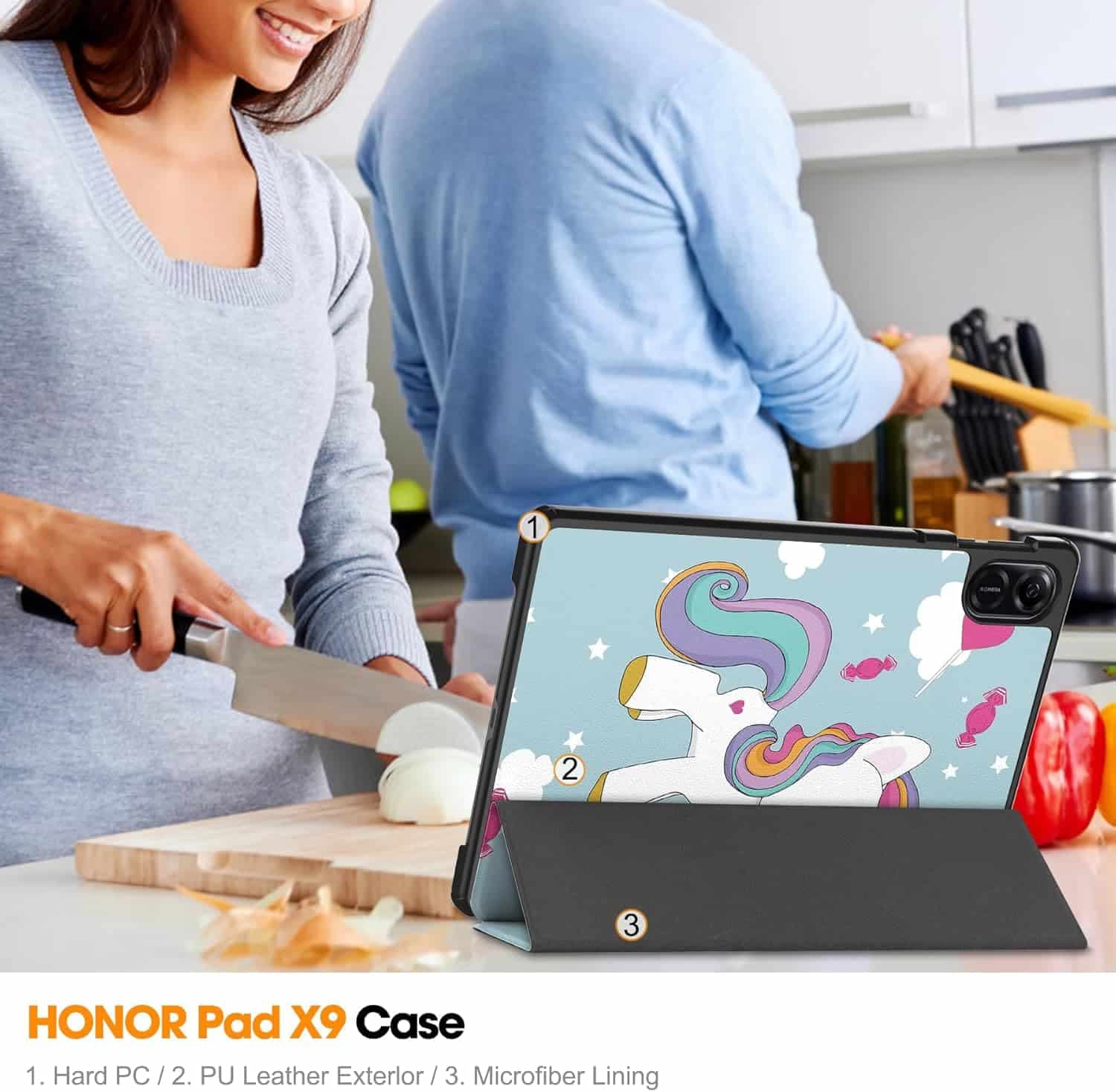 Techsuit FoldPro - θήκη για Honor Pad X8a - Πολύχρωμο 2