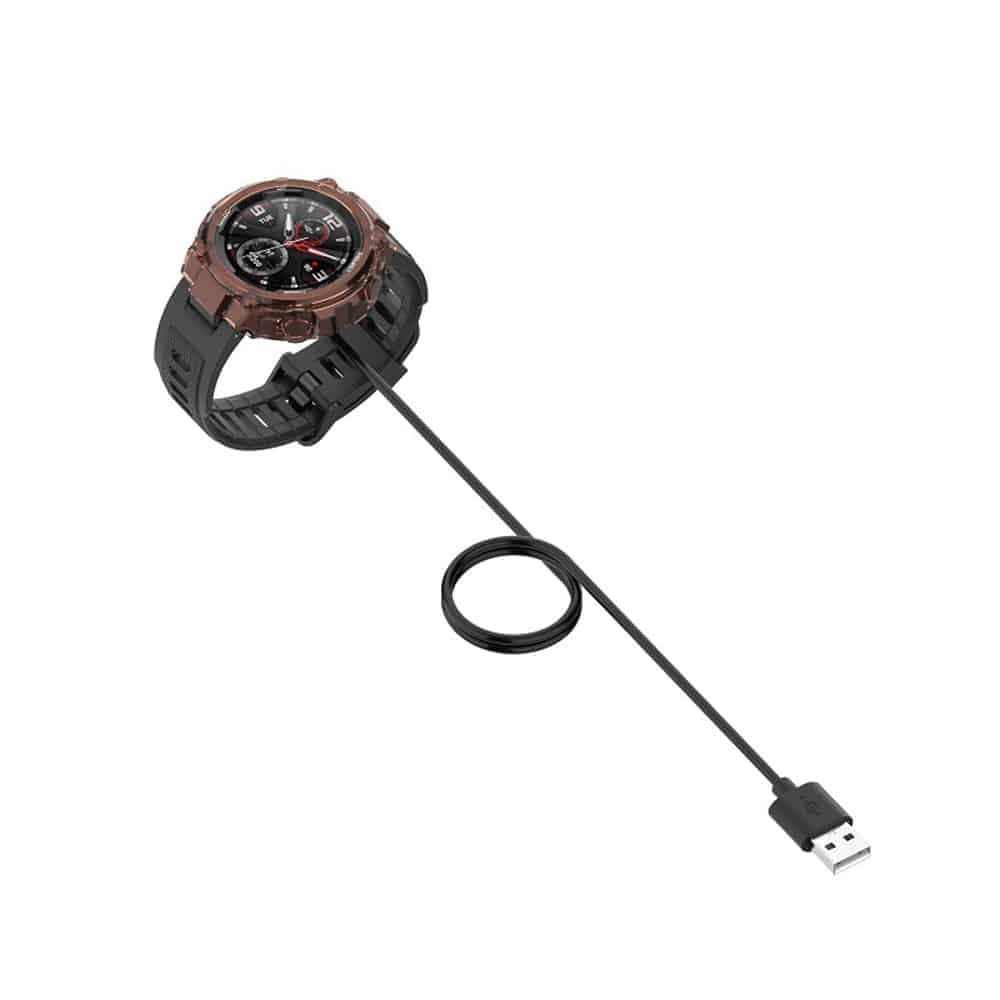 Techsuit - Καλώδιο Ασύρματης Φόρτισης SmartWatch (THA2) - για Amazfit T-Rex / GTR 42mm / GTR 47mm / GTS - Μαύρο 4
