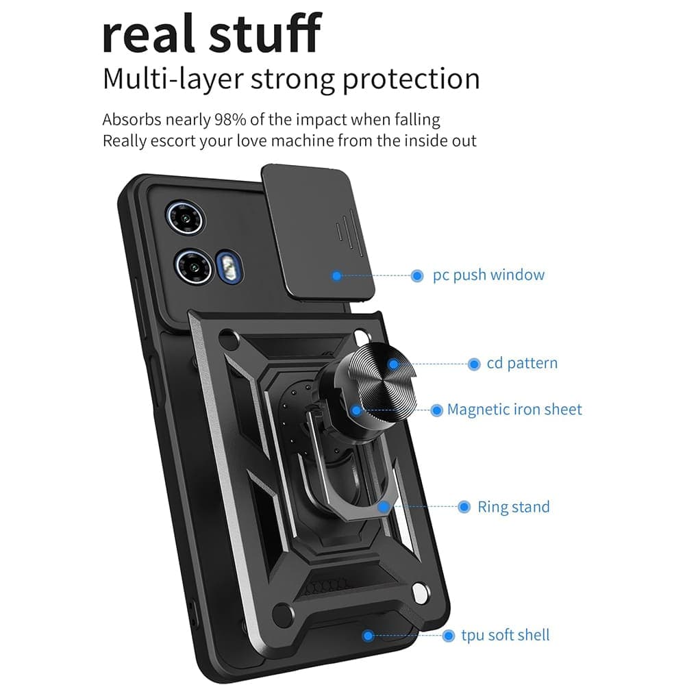Techsuit CamShield Series - θήκη για Motorola Moto G31 - Μαύρο 2