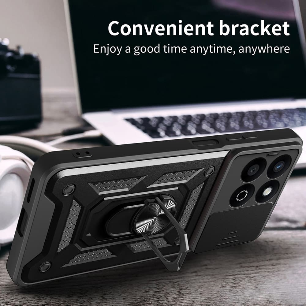 Techsuit CamShield Series - θήκη για Xiaomi Poco X7 Pro - Μαύρο 6