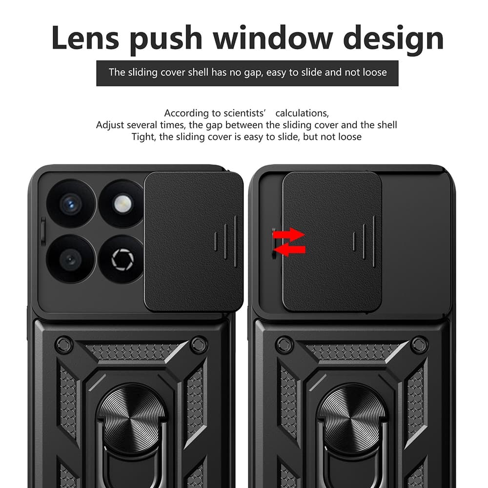 Techsuit CamShield Series - θήκη για Xiaomi Poco X7 Pro - Μαύρο 5