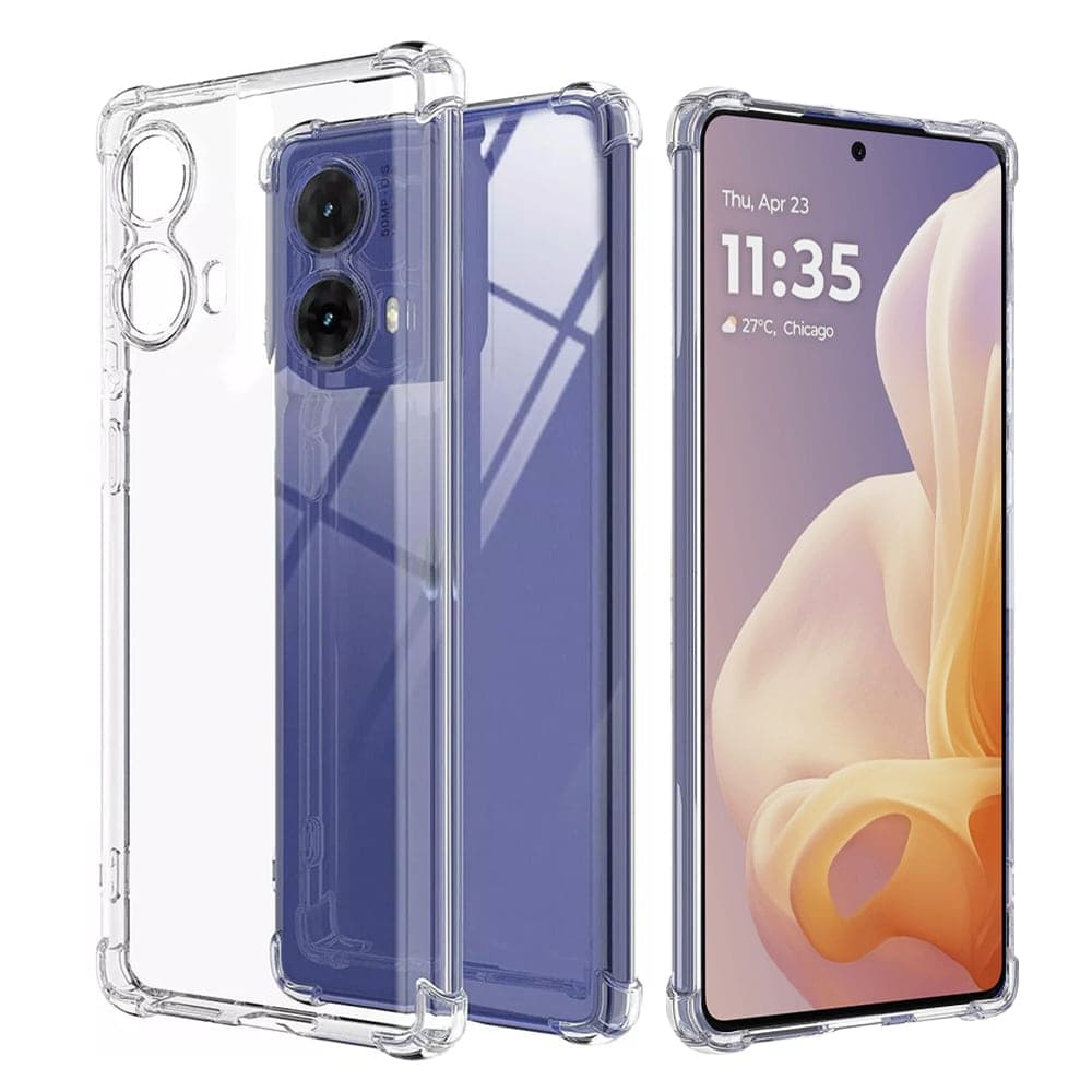 Techsuit Shockproof Clear Silicone - θήκη για Motorola Moto G85 - Διάφανο