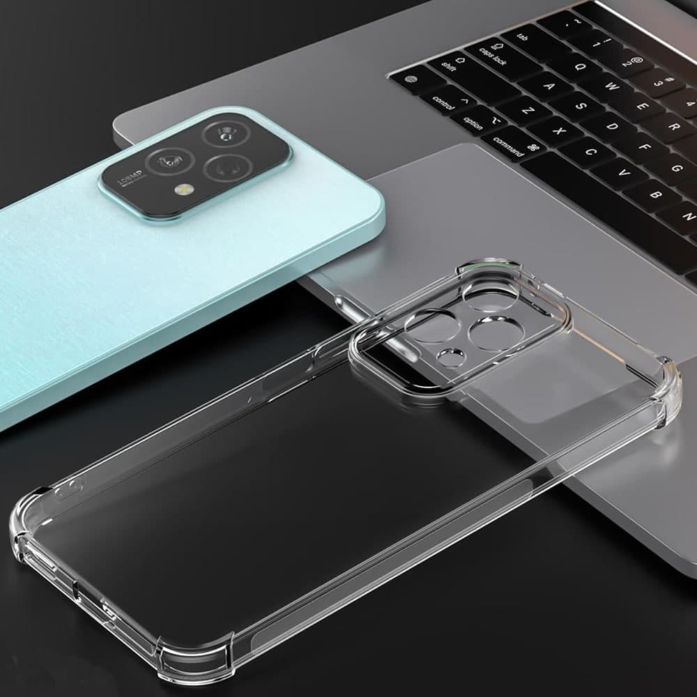 Techsuit Shockproof Clear Silicone - θήκη για Honor 200 Lite - Διάφανο 4