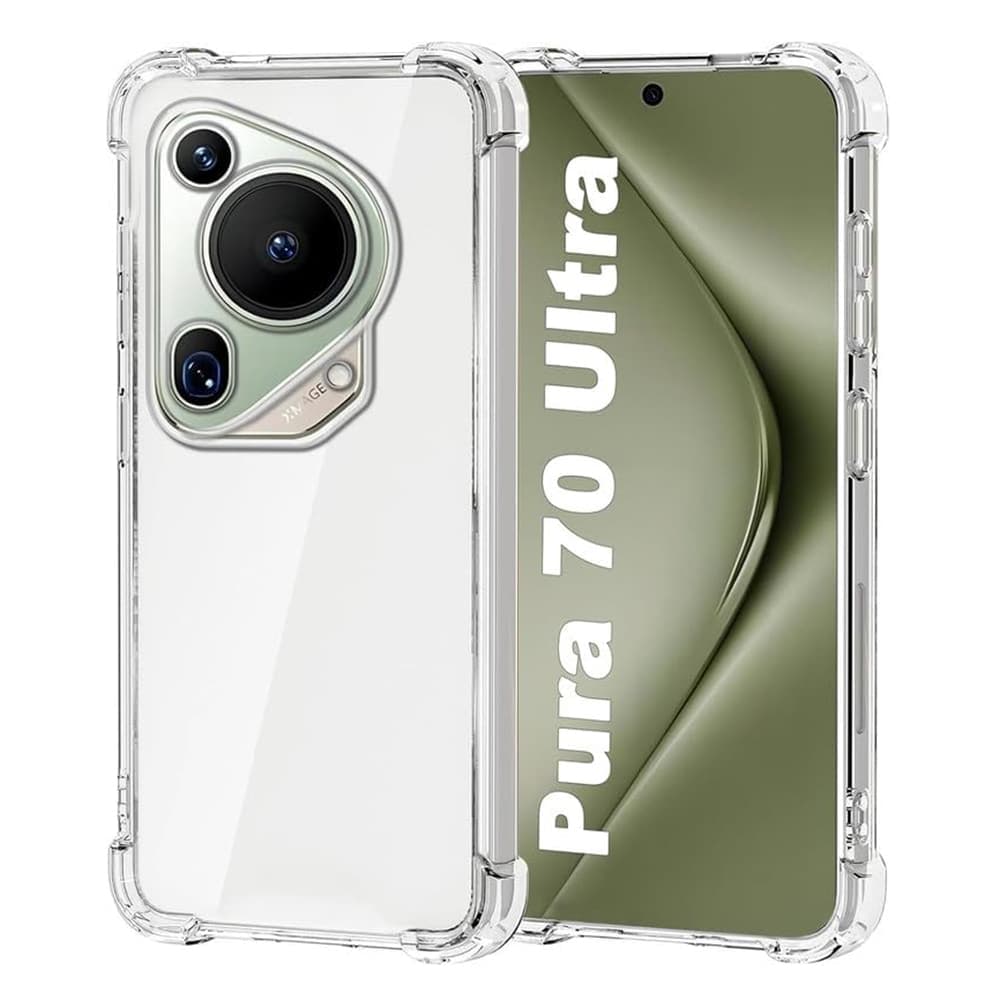 Techsuit Shockproof Clear Silicone - θήκη για Huawei Pura 70 Ultra - Διάφανο