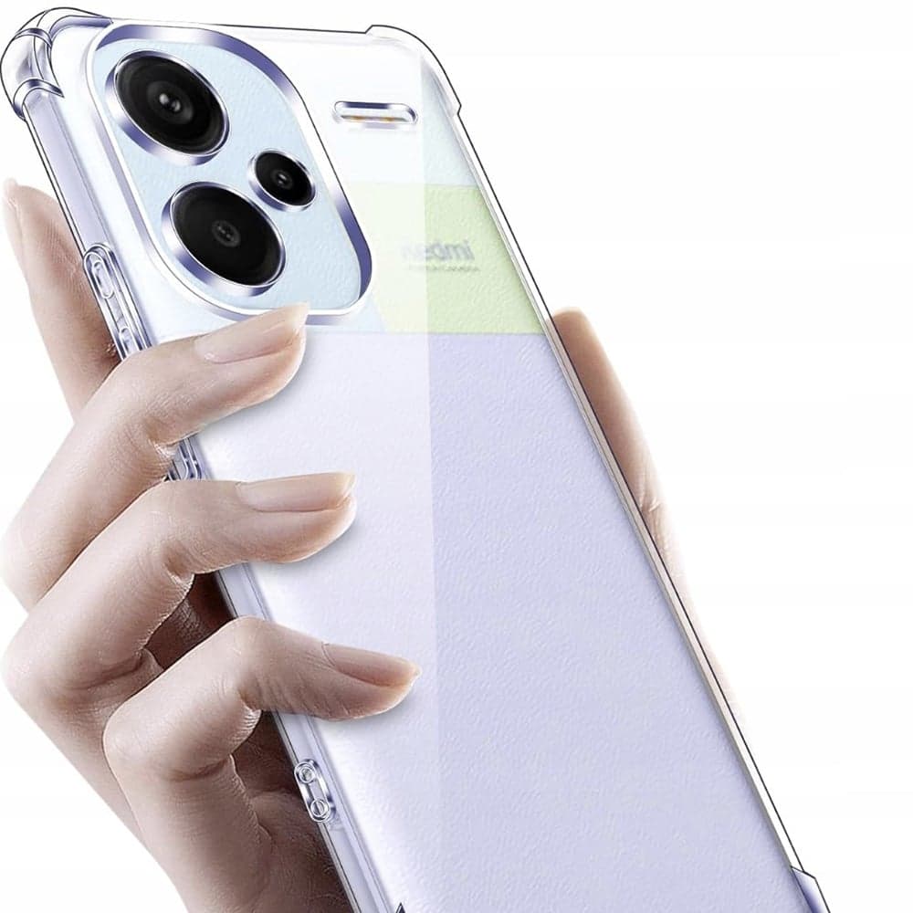 Techsuit Shockproof Clear Silicone - θήκη για Xiaomi Redmi Note 13 Pro+ 5G - Διάφανο 3