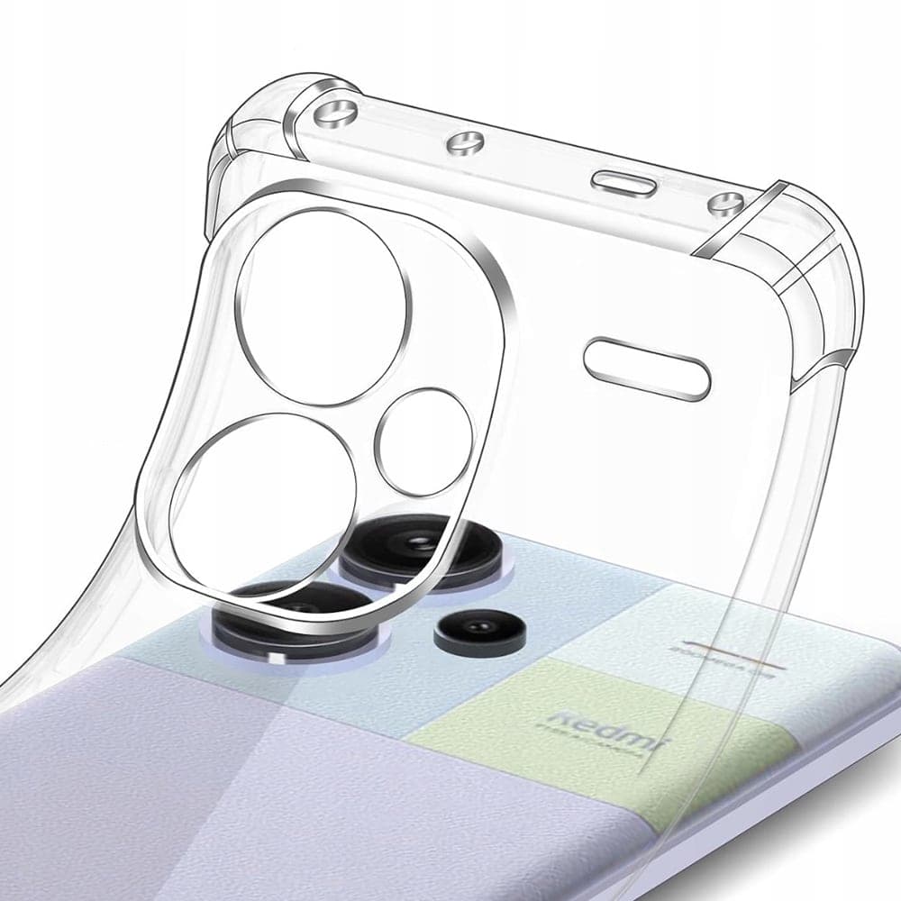 Techsuit Shockproof Clear Silicone - θήκη για Xiaomi Redmi Note 13 Pro+ 5G - Διάφανο 2