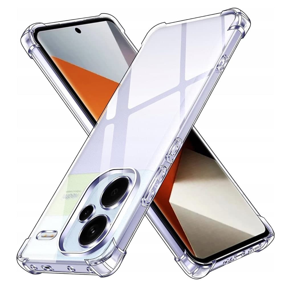 Techsuit Shockproof Clear Silicone - θήκη για Xiaomi Redmi Note 13 Pro+ 5G - Διάφανο