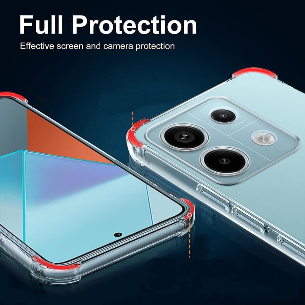 Techsuit Shockproof Clear Silicone - Xiaomi Redmi Note 13 Pro / Poco X6 - Διάφανο 5