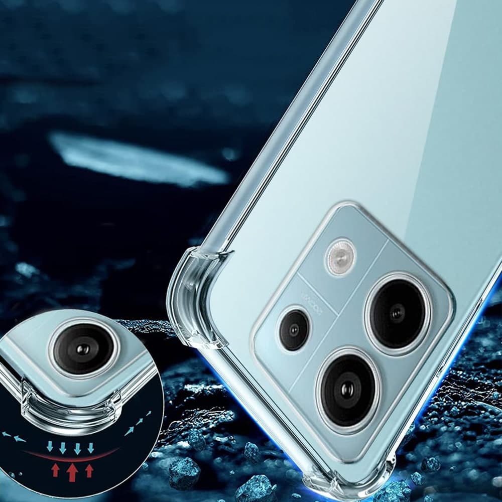 Techsuit Shockproof Clear Silicone - Xiaomi Redmi Note 13 Pro / Poco X6 - Διάφανο 4