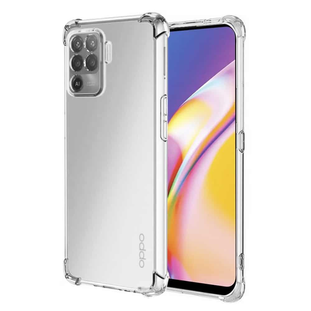 Techsuit Shockproof Clear Silicone - θήκη για Oppo Reno5 Lite / A94 - Διάφανο