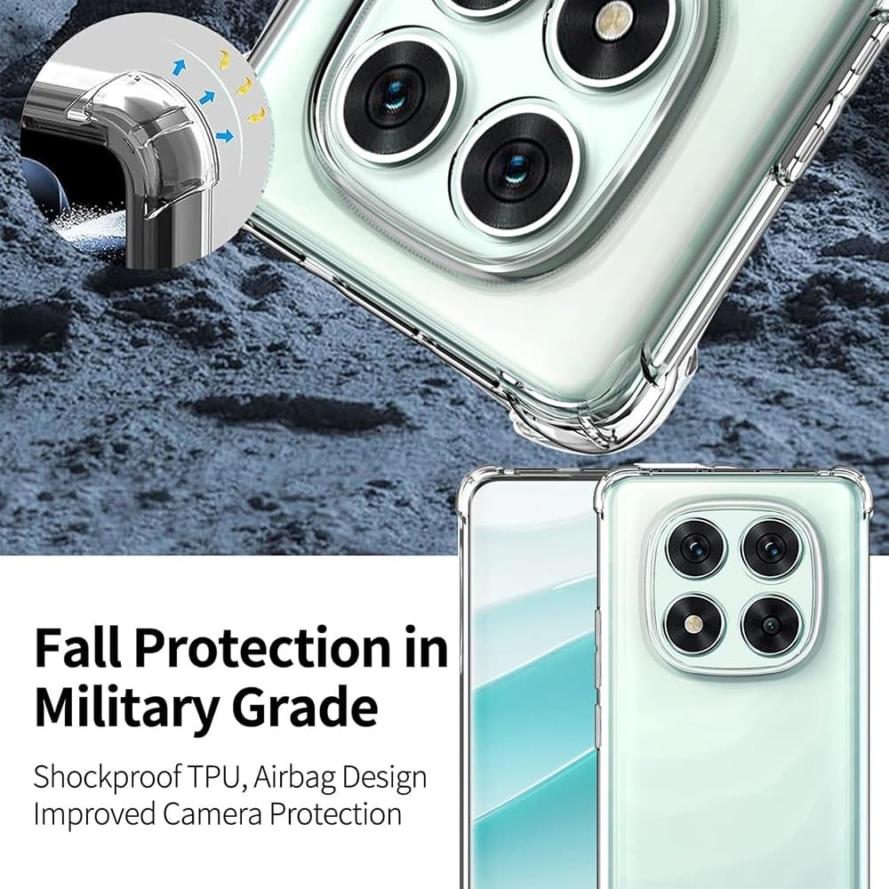 Techsuit Shockproof Clear Silicone - θήκη για Xiaomi Redmi Note 14 Pro 4G - Διάφανο 4