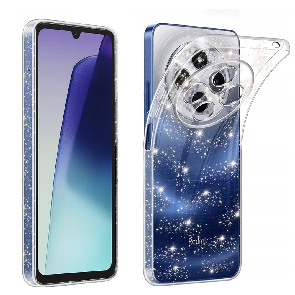 Techsuit SparkleSkin Series - θήκη για Xiaomi Redmi 14C / Poco C75 - Διάφανο