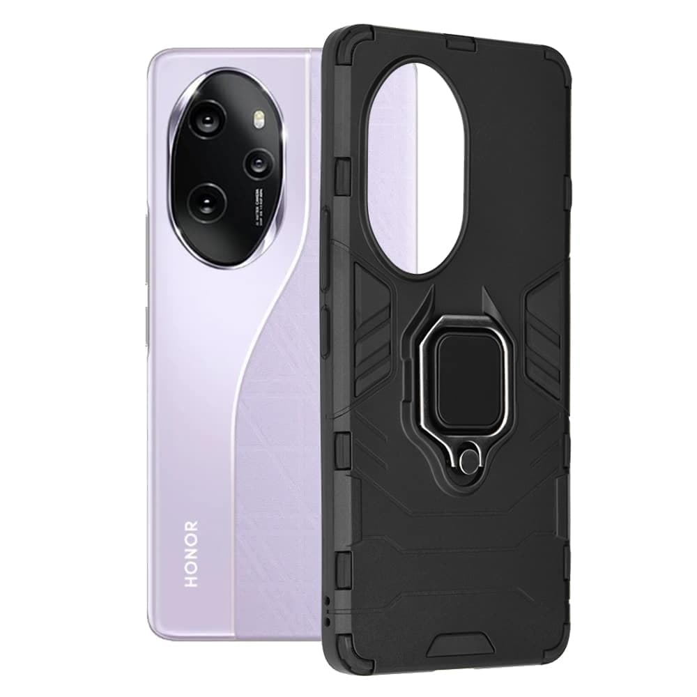 Techsuit Silicone Shield - θήκη για Honor 100 Pro - Μαύρο