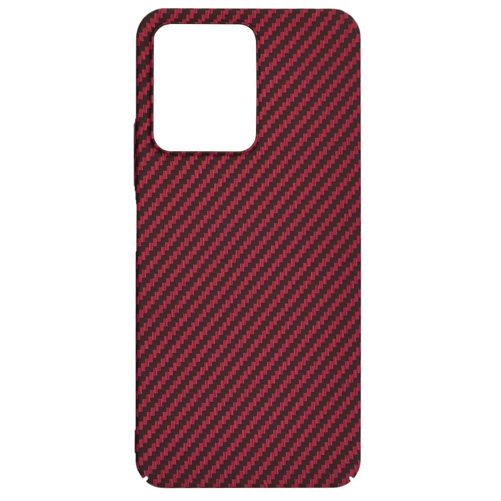 Techsuit Carbonite FiberShell - θήκη για Xiaomi Redmi 13C / 5G Poco C65 - Κόκκινο 4