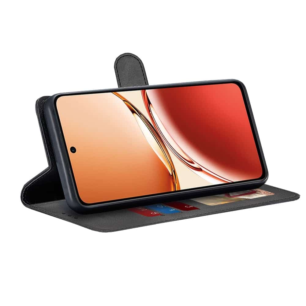 Techsuit Diary Book - θήκη για Oppo Reno12 F / 4G 5G FS - Μαύρο 2