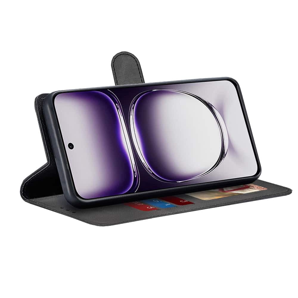 Techsuit Diary Book - θήκη για Oppo Reno12 - Μαύρο 2